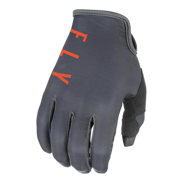 Fly Racing 2021 Lite Gloves (Grey/Orange/Black)