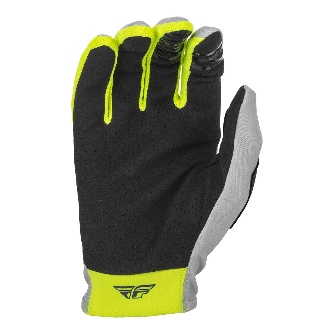 Fly Racing 2022 Lite Gloves (Grey/Teal/Hivis)