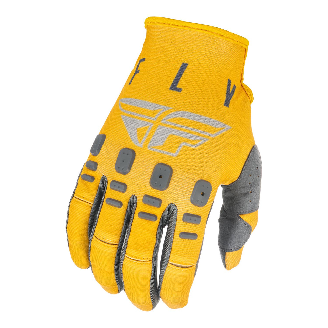 Fly Racing 2021 Kinetic K121 Gloves (Mustard/Stone/Grey)