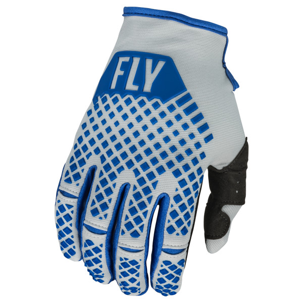 Fly Racing 2023 Kinetic Gloves (Blue/Light Grey)
