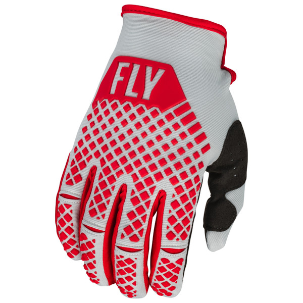 Fly Racing 2023 Kinetic Gloves (Red/Grey)