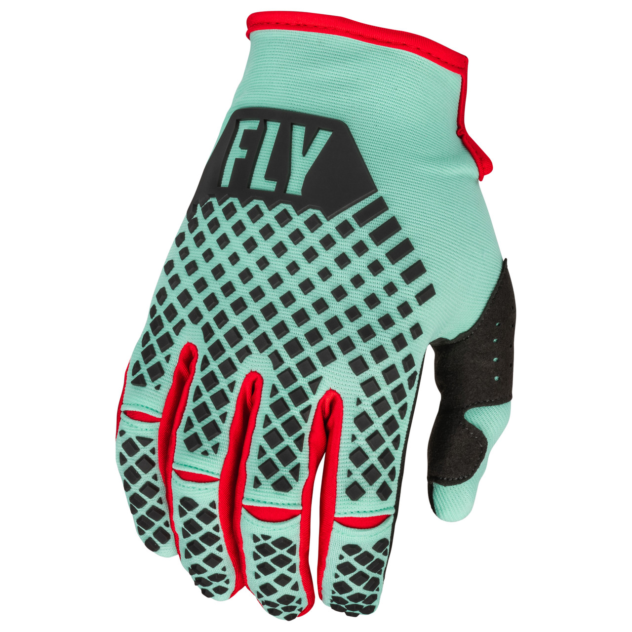 Fly Racing 2023 Kinetic Gloves (Mint/Black/Red)