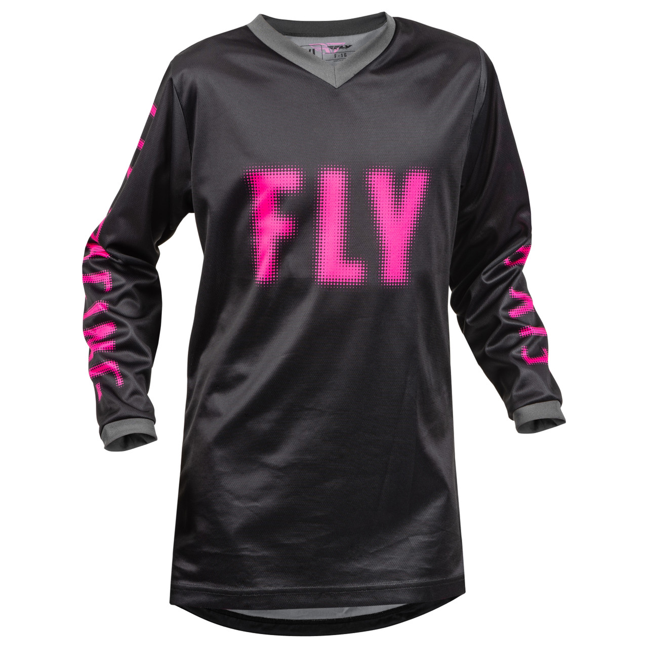 Fly Racing 2023 F-16 Youth Jersey (Back/Pink)