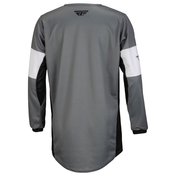 Fly Racing 2023 Kinetic Khaos Youth Jersey (Grey/Black/White)