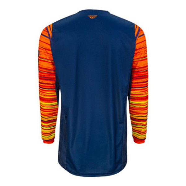 Fly Racing 2022 Kinetic Wave Jersey (Navy/Orange)