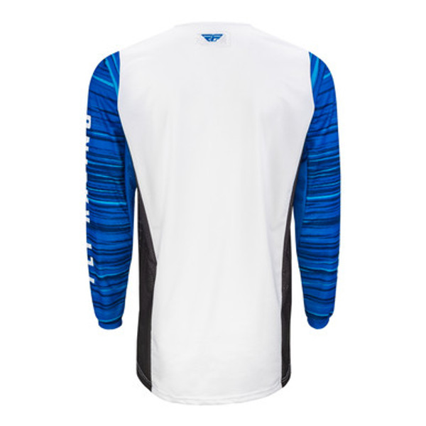 Fly Racing 2022 Kinetic Wave Jersey (White/Blue)