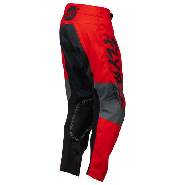 Fly Racing 2023 Kinetic Khaos Youth Pants (Black/Red/Grey)