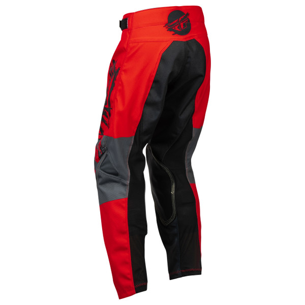 Fly Racing 2023 Kinetic Khaos Youth Pants (Black/Red/Grey)