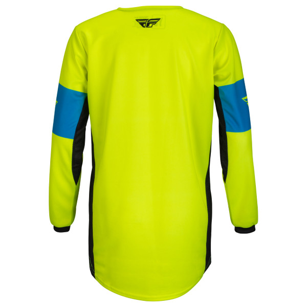 Fly Racing 2023 Kinetic Khaos Youth Full Kit (Hivis/Black/Cyan)