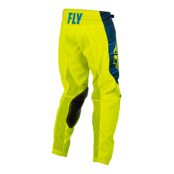 Fly Racing 2022 Kinetic Wave Youth Pants (Hivis/Blue)