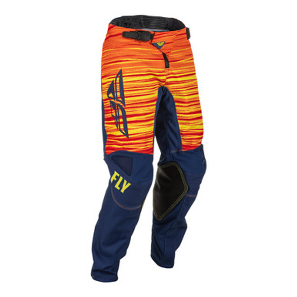 Fly Racing 2022 Kinetic Wave Youth Pants (Navy/Yellow/Red)