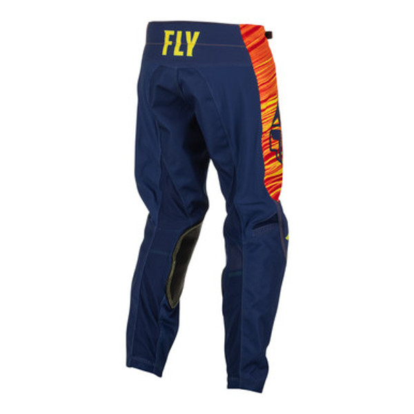 Fly Racing 2022 Kinetic Wave Youth Pants (Navy/Yellow/Red)