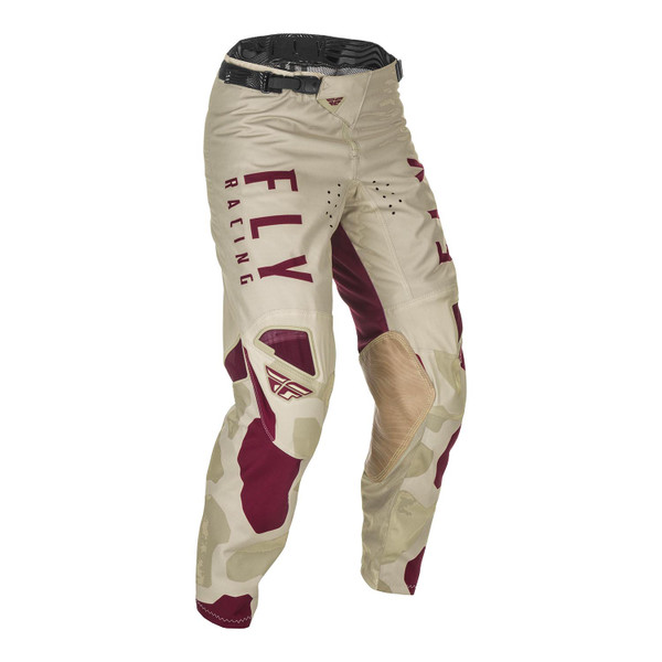 Fly Racing 2021 Kinetic K221 Youth Pants (Stone/Berry)