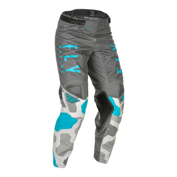 Fly Racing 2021 Kinetic K221 Youth Pants (Grey/Blue)