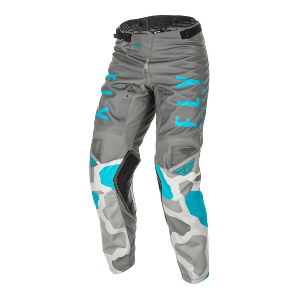 Fly Racing 2021 Kinetic K221 Youth Pants (Grey/Blue)