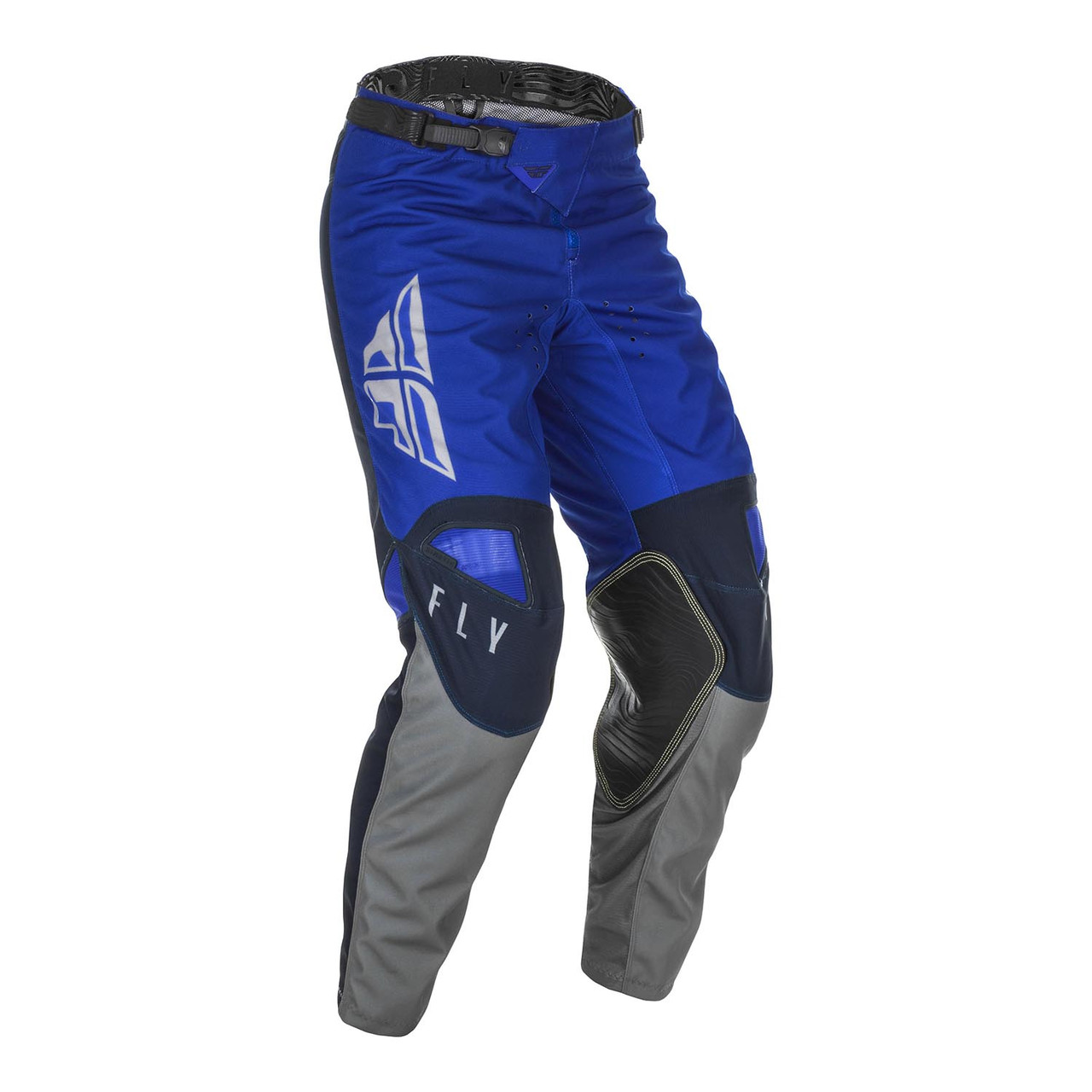 Fly Racing 2021 Kinetic K121 Youth Pants (Blue/Navy/Grey)