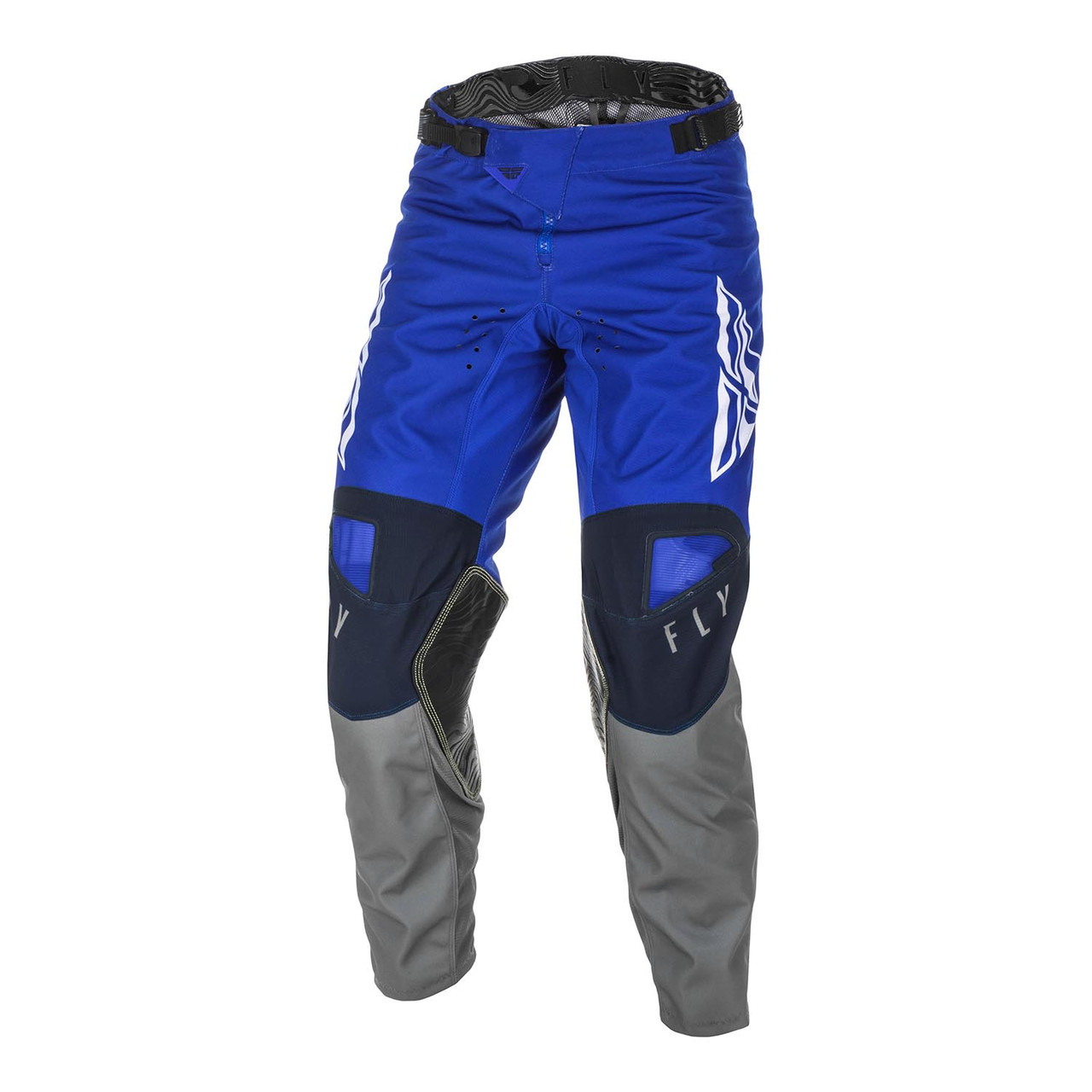 Fly Racing 2021 Kinetic K121 Youth Pants (Blue/Navy/Grey)