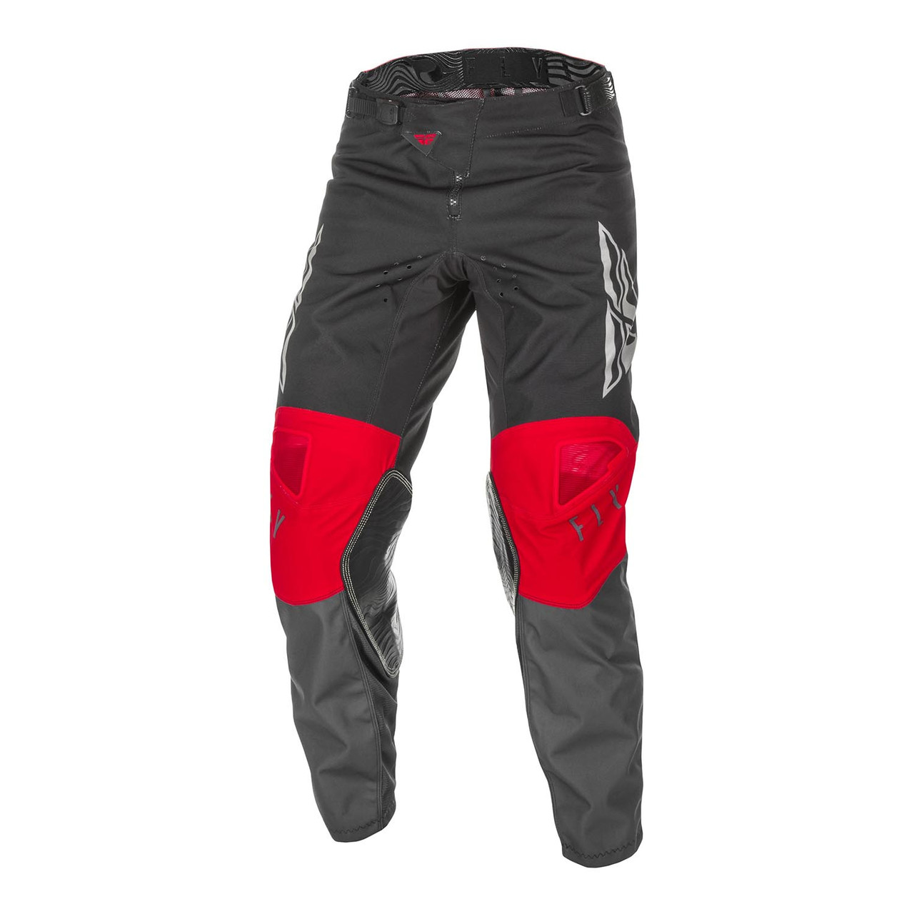 Fly Racing 2021 Kinetic K121 Youth Pants (Red/Grey/Black)