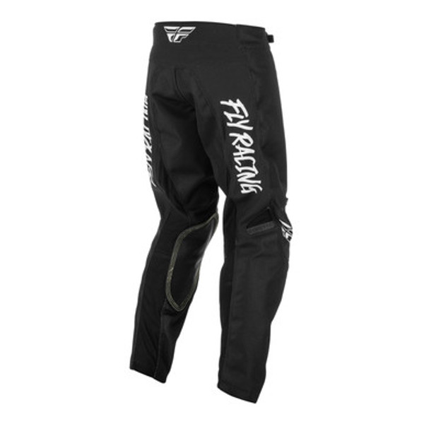 Fly Racing 2022 Kinetic Rebel Youth Pants (Black/White)