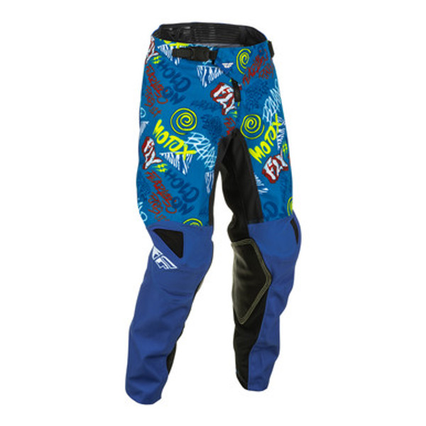 Fly Racing 2022 Kinetic Rebel Youth Pants (Blue/Light Blue)