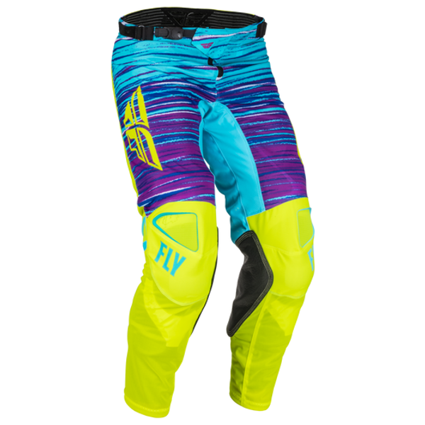 Fly Racing 2022.5 Kinetic Mesh Wave Pants (Hivis/Blue/Magenta)