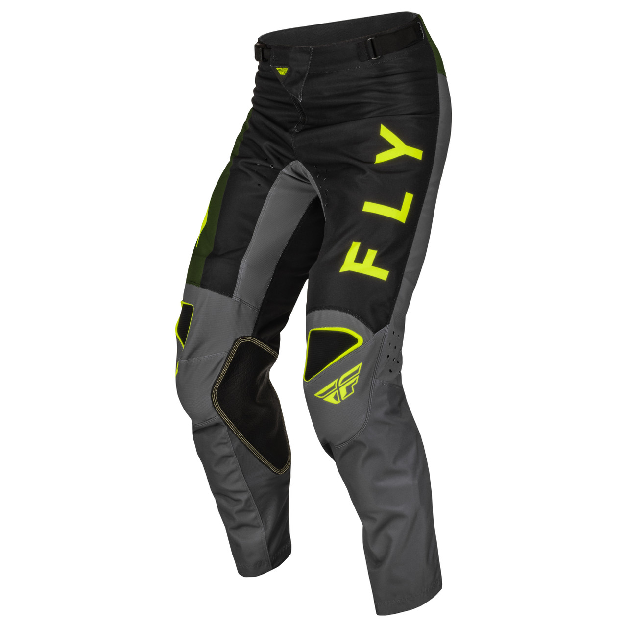 Fly Racing 2023 Kinetic Jet Pants (Black/Olive Green/Hivis)