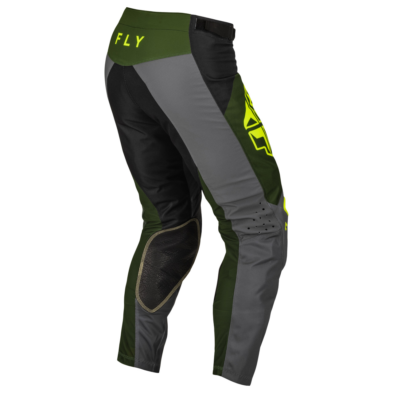 Fly Racing 2023 Kinetic Jet Pants (Black/Olive Green/Hivis)