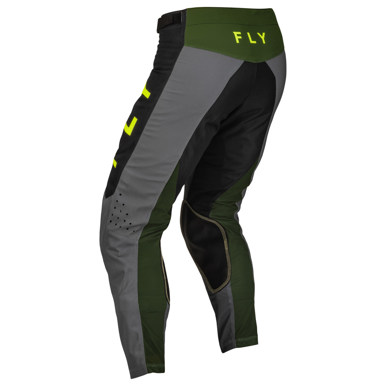 Fly Racing 2023 Kinetic Jet Pants (Black/Olive Green/Hivis)