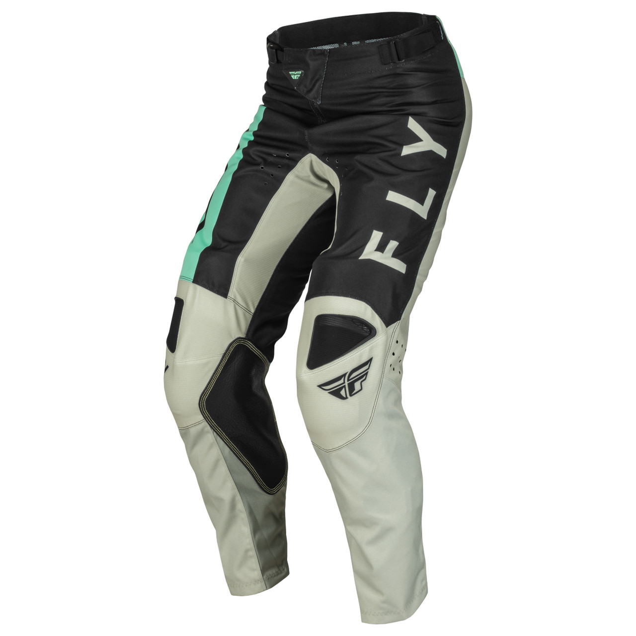 Fly Racing 2023 Kinetic Jet Pants (Black/Mint/Grey)