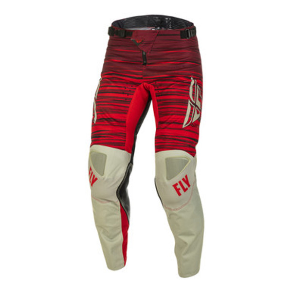 Fly Racing 2022 Kinetic Wave Pants (Light Grey/Red)