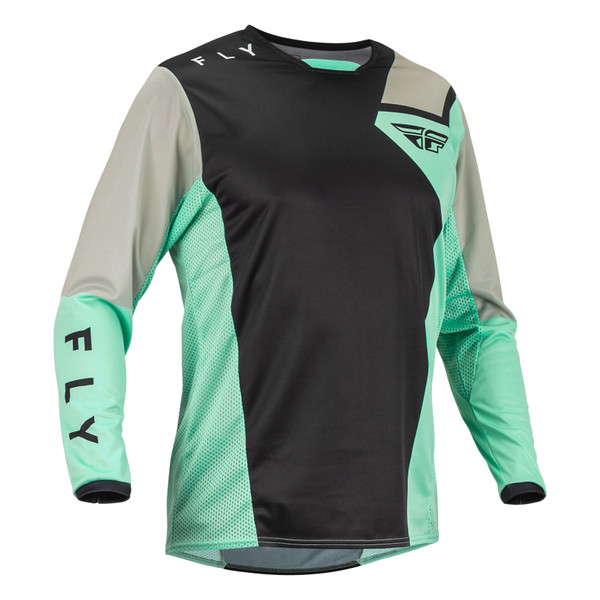 Fly Racing Kinetic Jet Full Kit (Black/Mint/Grey)