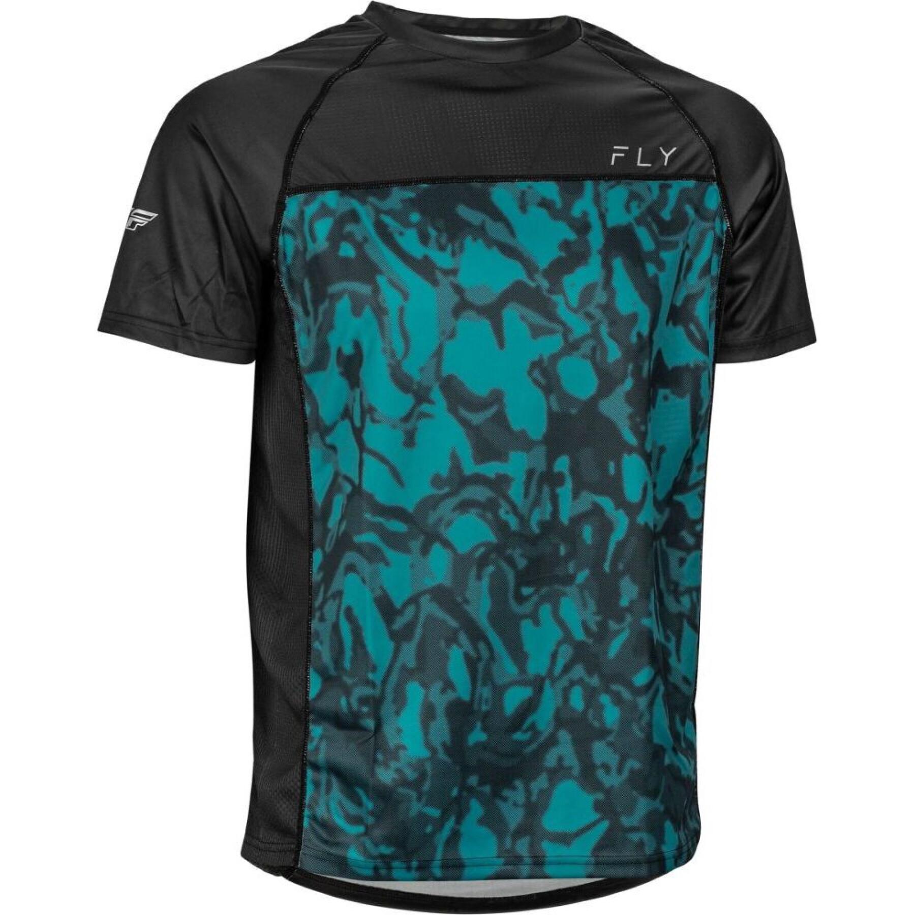 Fly Racing SuperD Jersey (Black/Evergreen Camo)