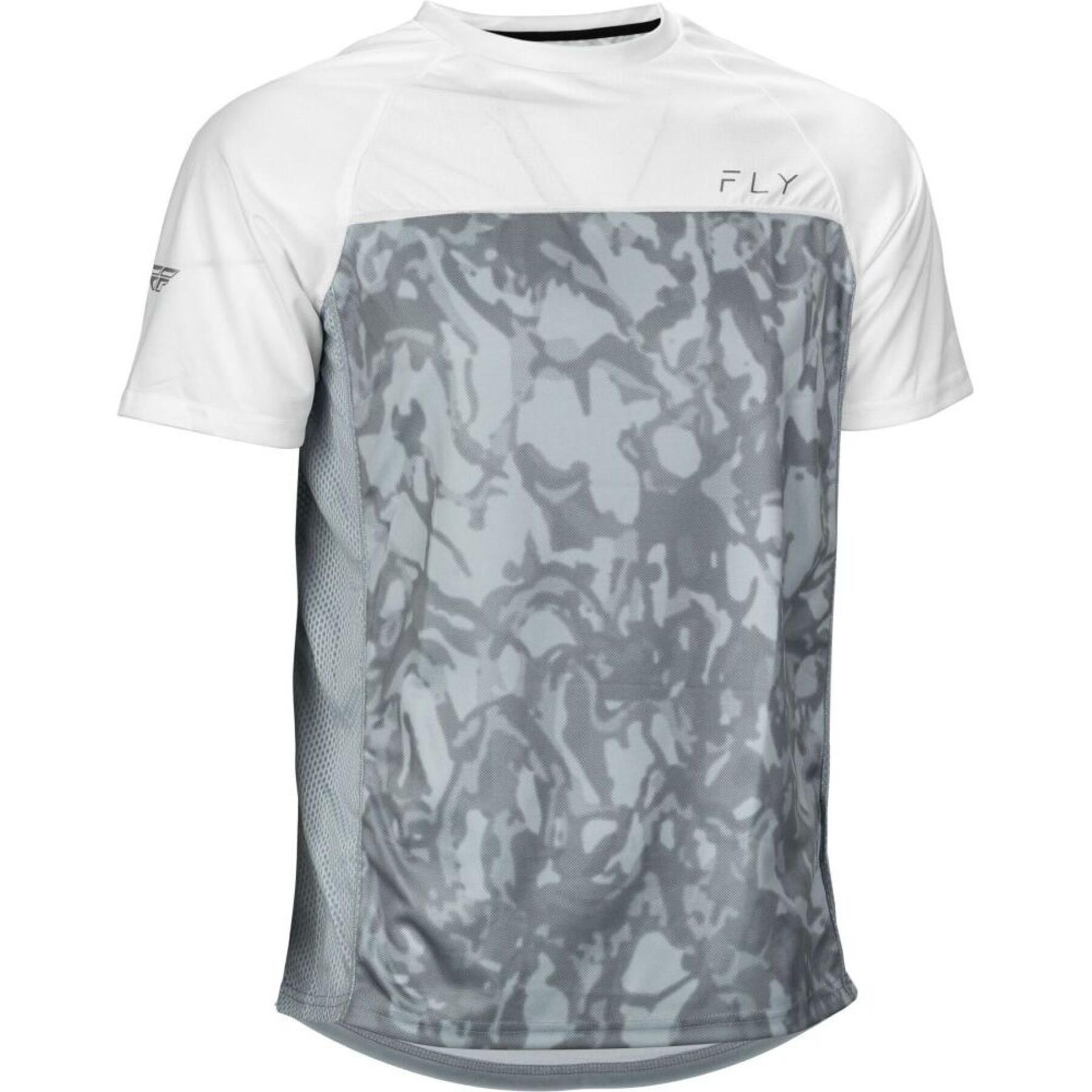 Fly Racing SuperD Jersey (White/Grey Camo)