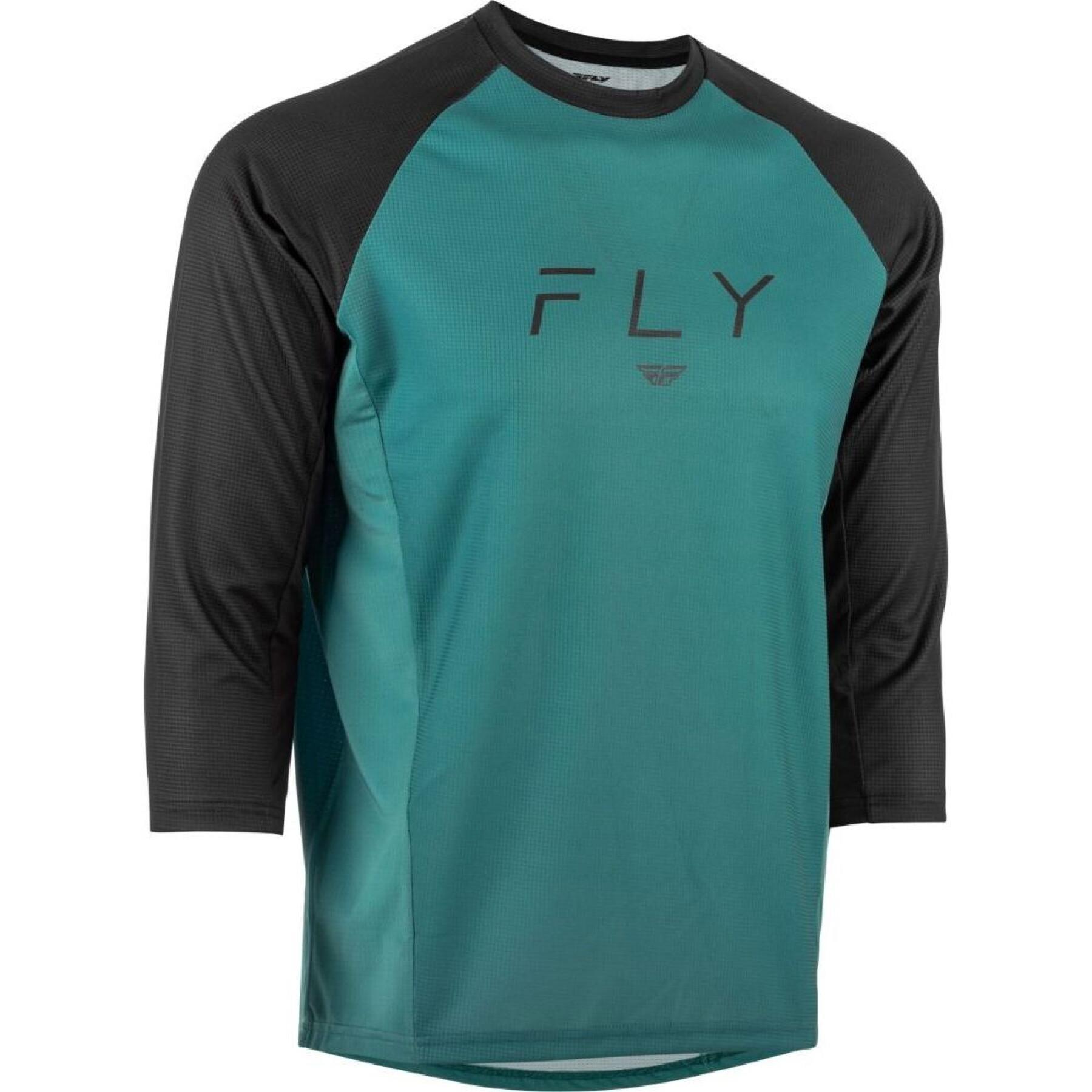 Fly Racing MTB Ripa Jersey (Black/Evergreen) 