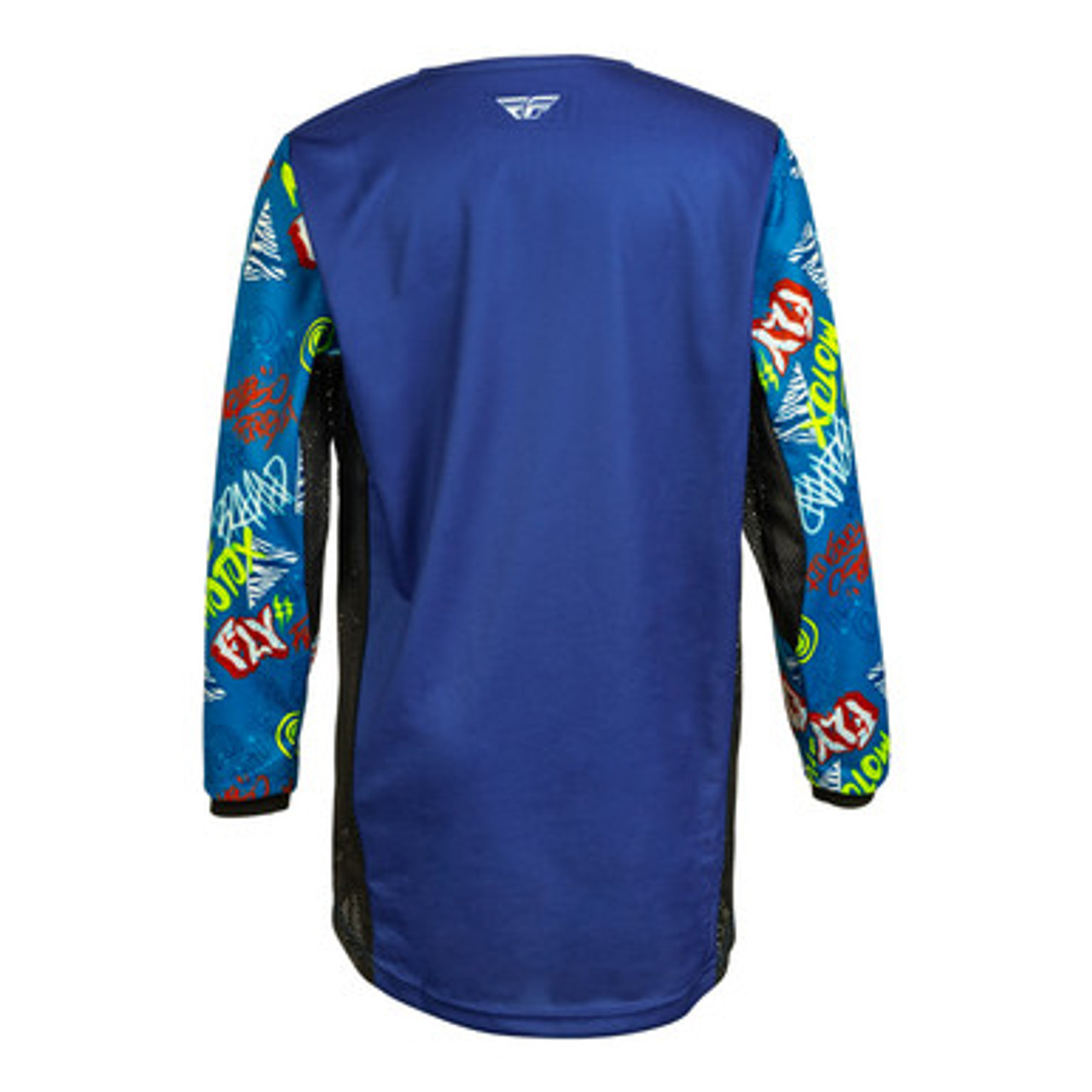 Fly Racing Youth Mixed Kit (Hivis/Black/Blue)