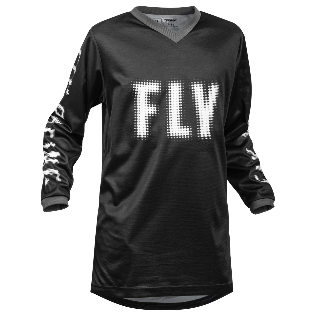 Fly Racing Youth Mixed Kit (Grey/Black/White)