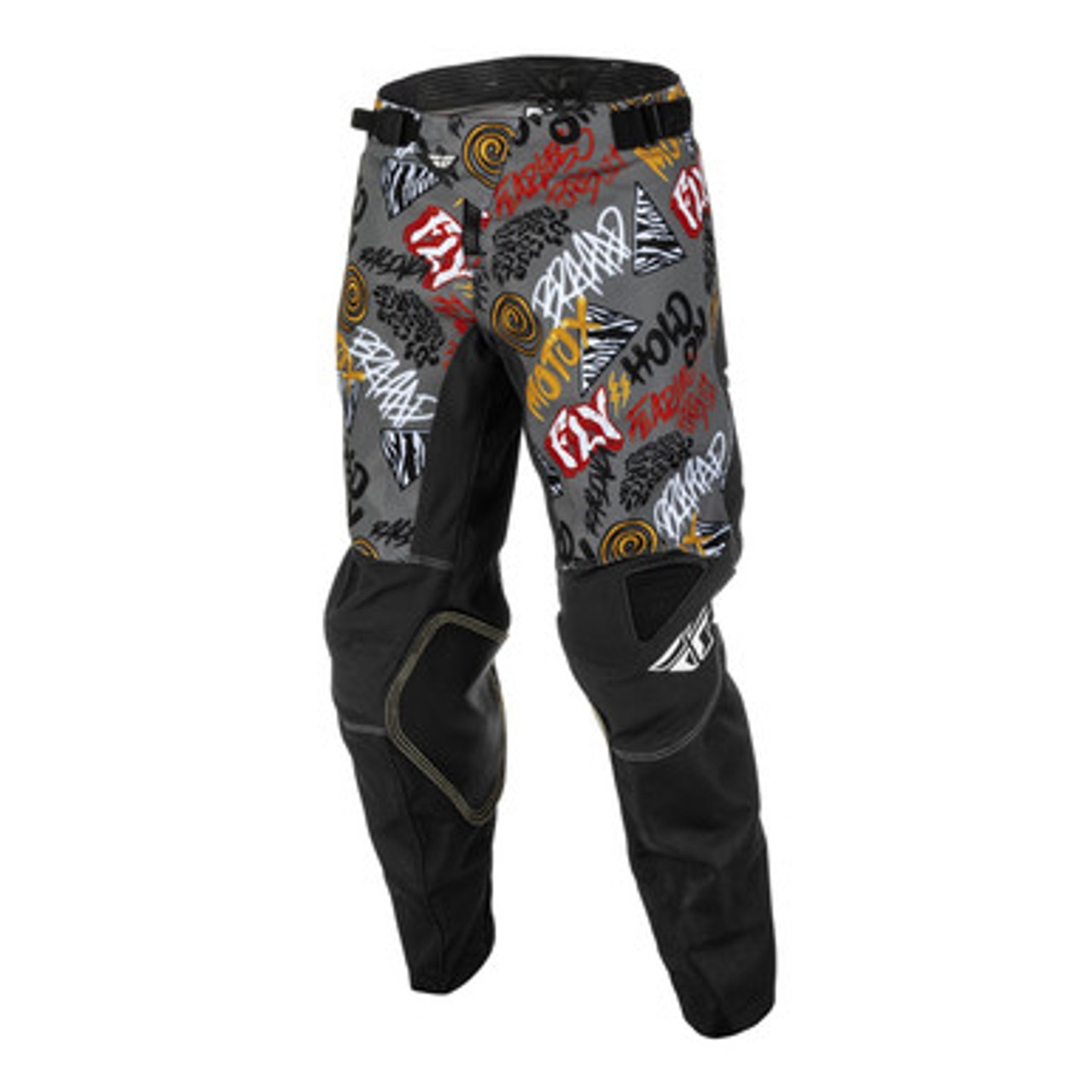 Fly Racing Youth Mixed Kit (Grey/Black/White)