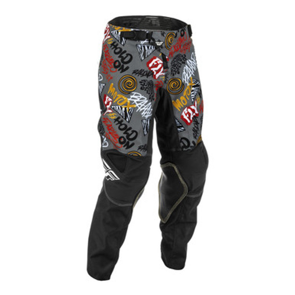 Fly Racing Youth Mixed Kit (Grey/Black/White)