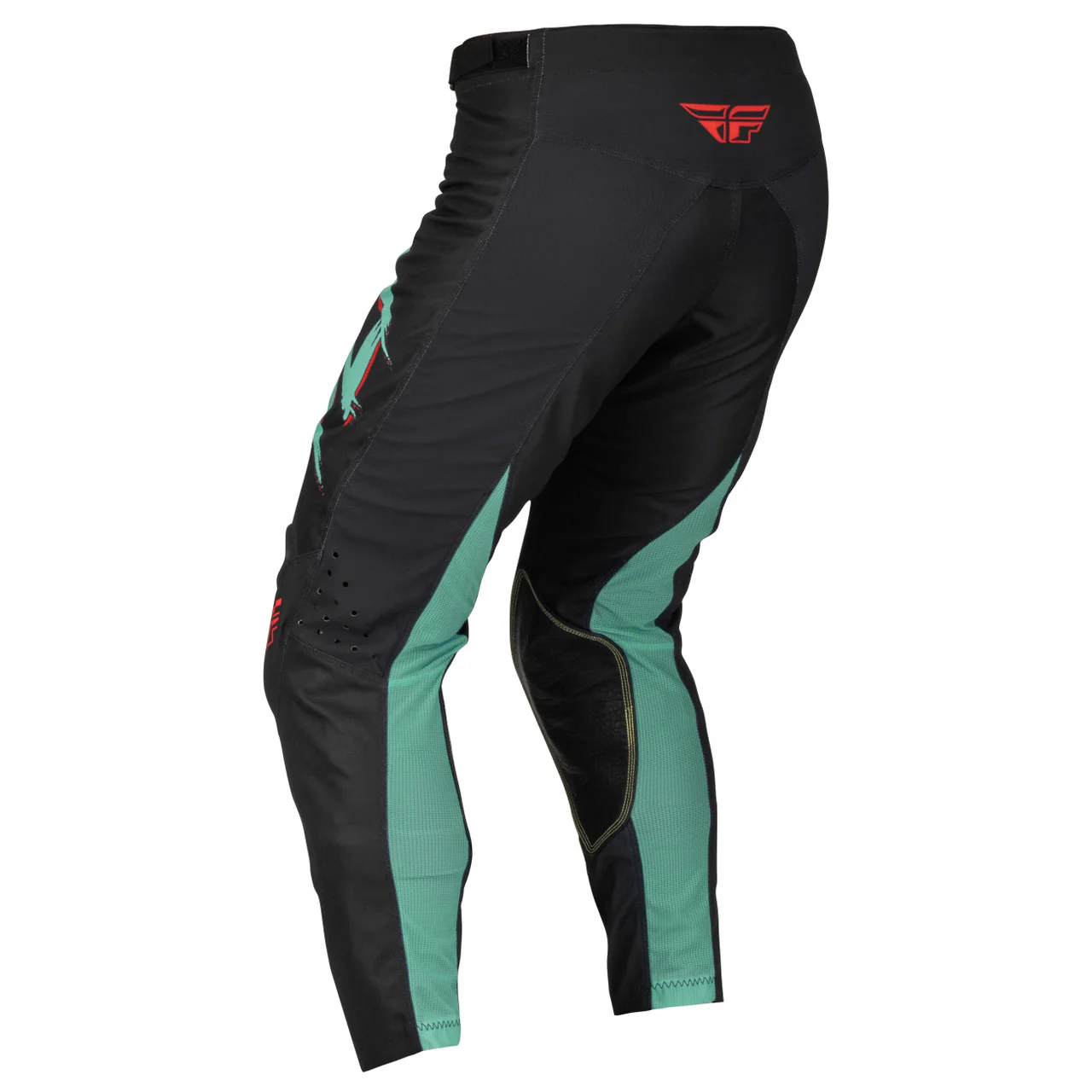 Fly Racing 2023 Kinetic Rave Pants (Black/Mint/Red)
