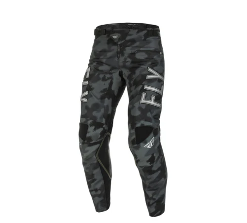 Fly Racing 2022 Kinetic Tactic Pants (Black/Grey Camo)
