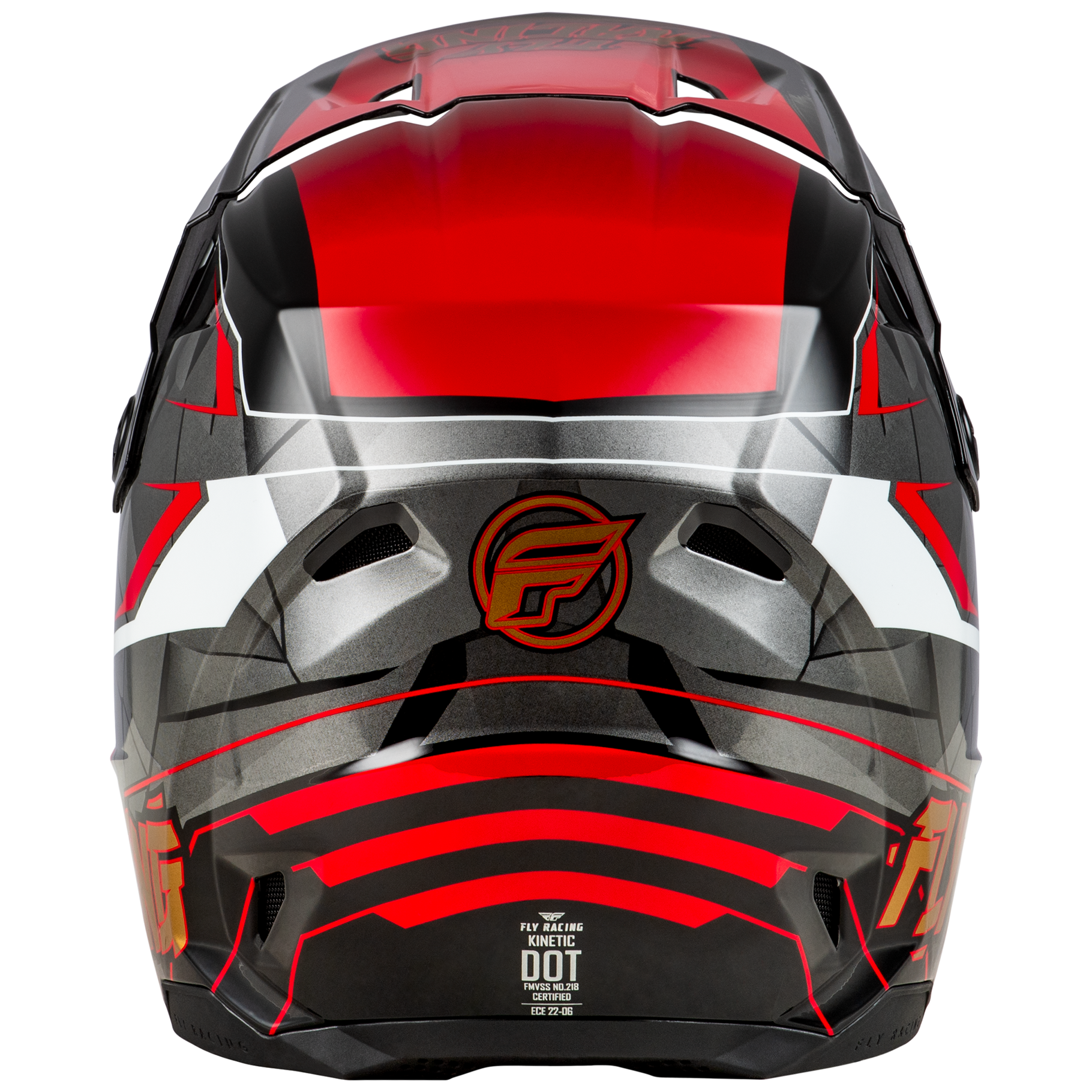 FLY Racing 2025 Kinetic Scorched Youth Helmet (Red/Black/White)