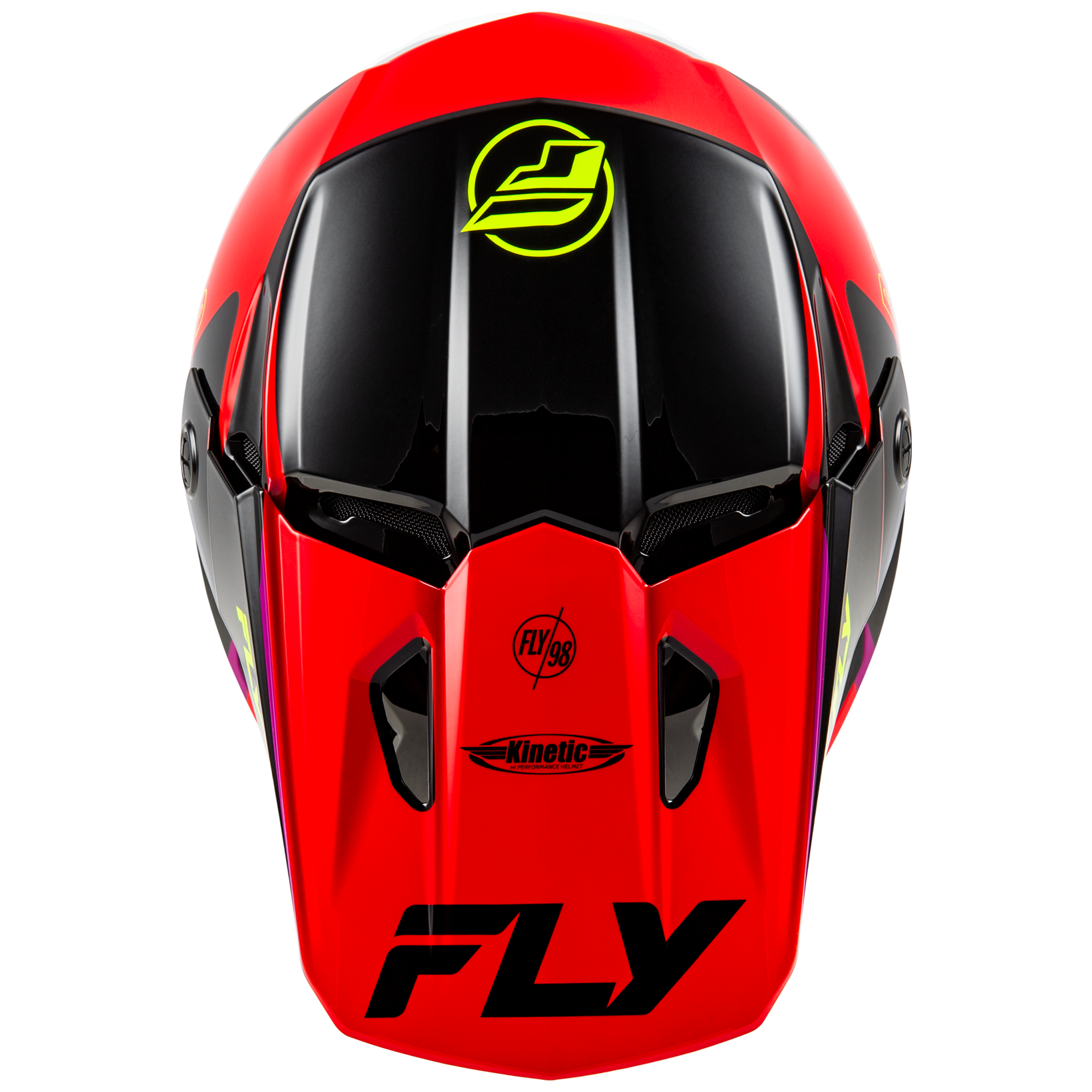 FLY Racing 2025 Kinetic Rally Helmet (Red/Black/White)