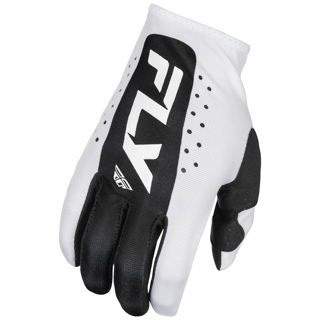Fly Racing 2025 Lite Youth Gloves (White/Black)