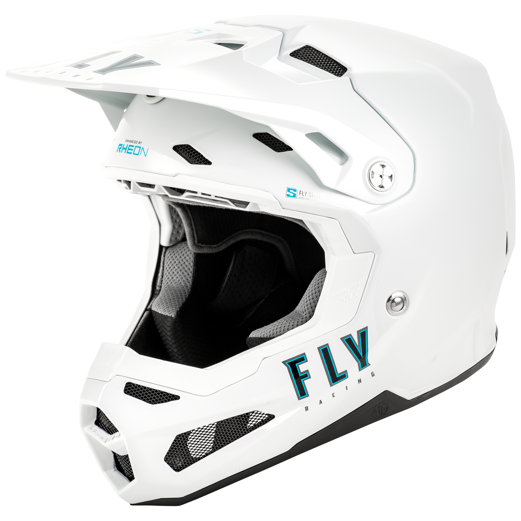 FLY Racing 2025 Formula S Solid Carbon Helmet (White)