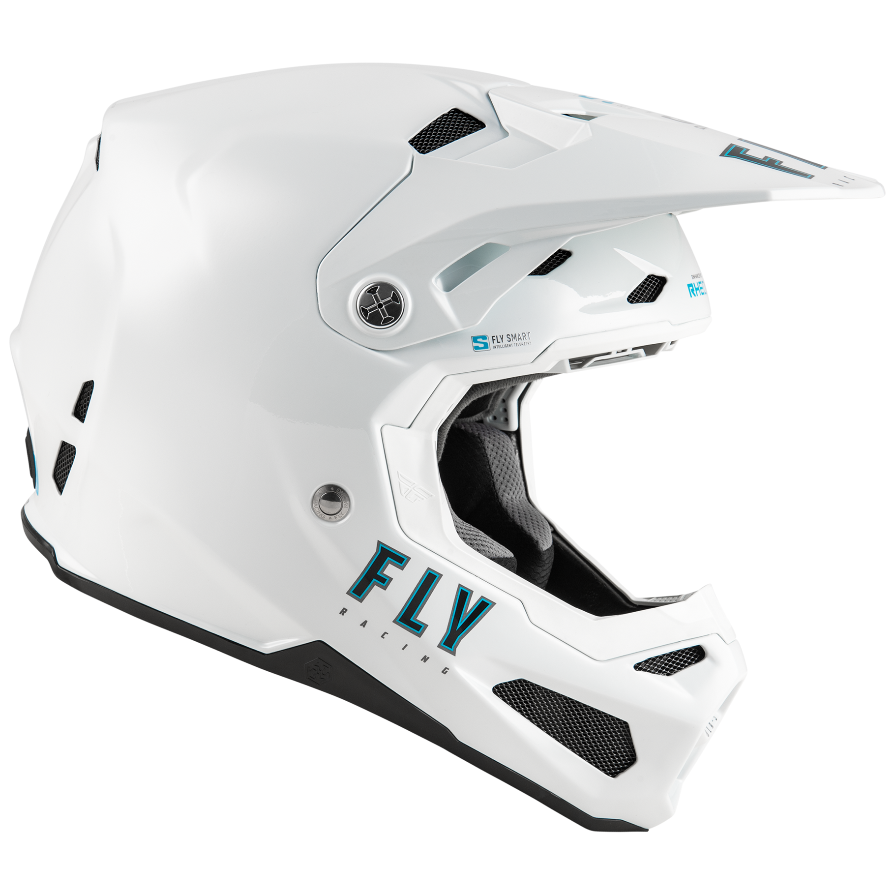FLY Racing 2025 Formula S Solid Carbon Helmet (White)