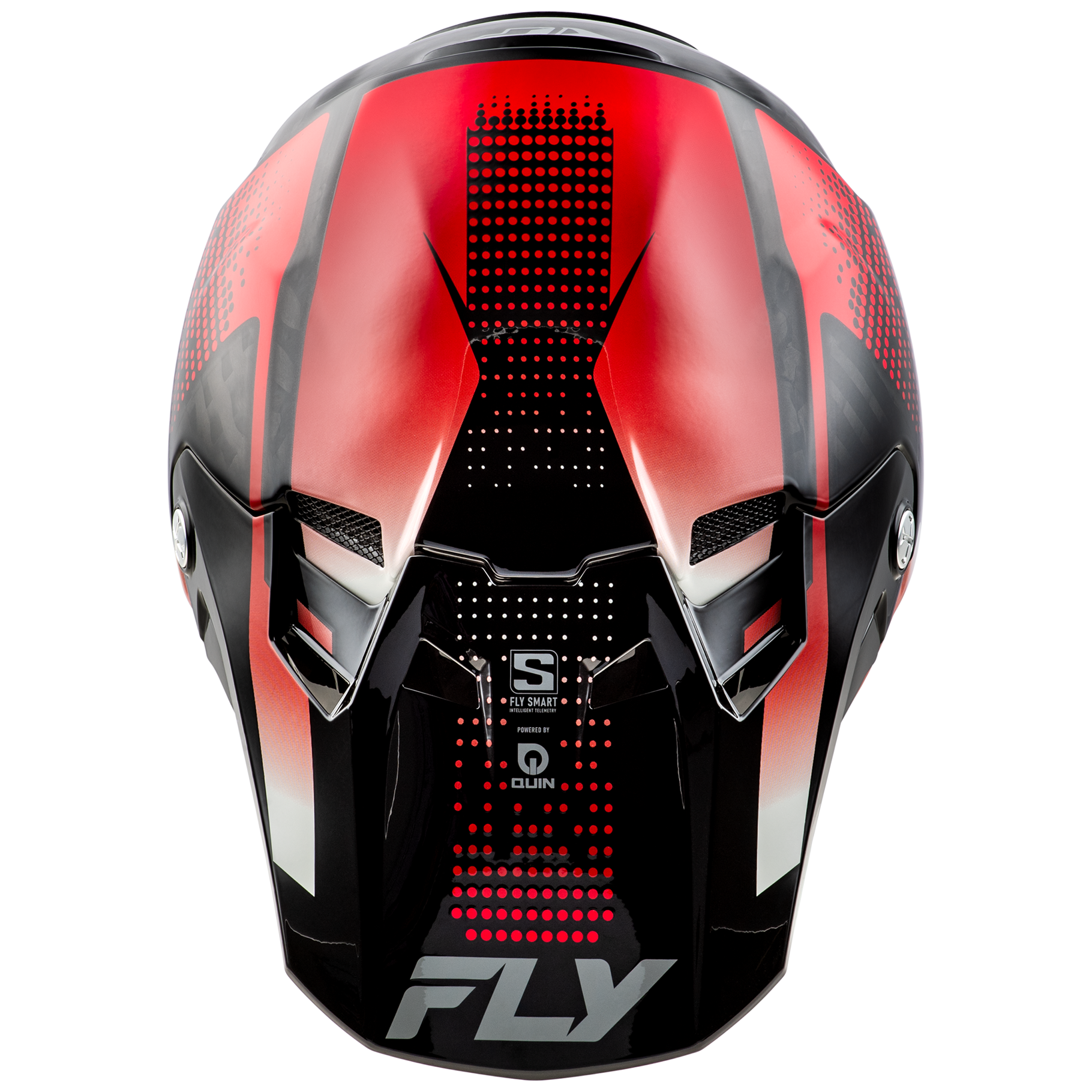 FLY Racing 2025 Formula S Protocol Carbon Helmet (Black Carbon/Red)