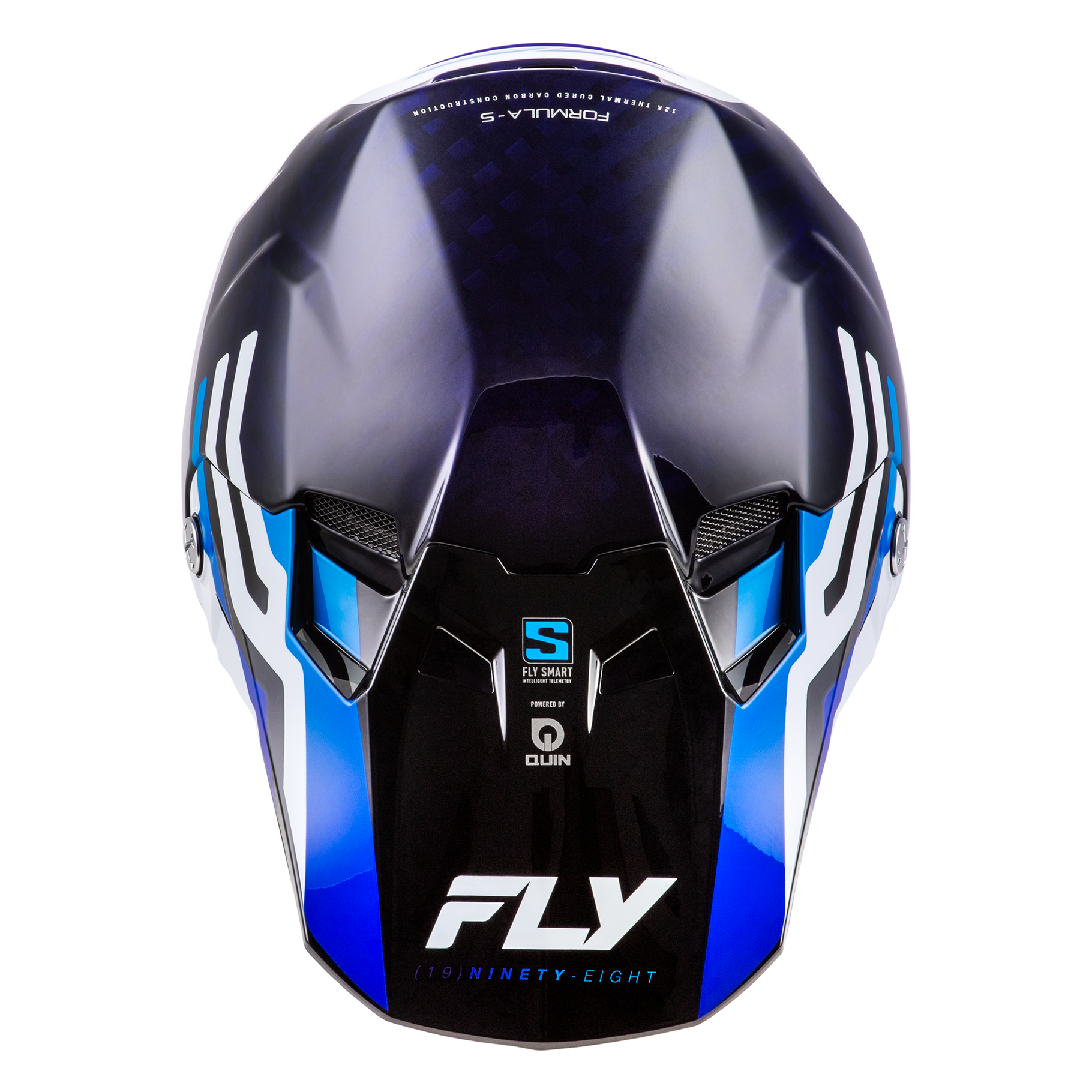 FLY Racing 2026 Formula S Byte Carbon (Blue Carbon/Blue/White)
