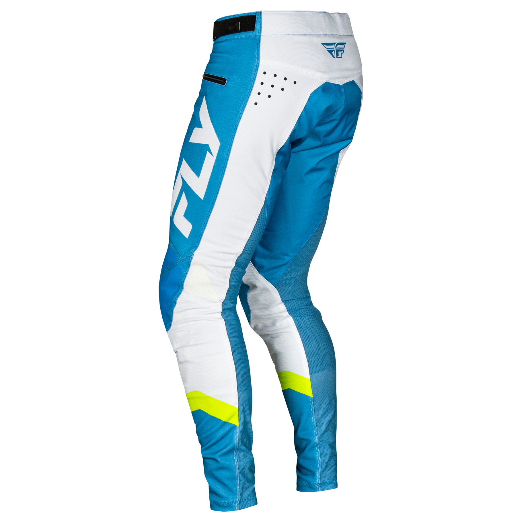 Fly Racing 2025 Rayce Youth Pants (Blue/White/Lime Green)