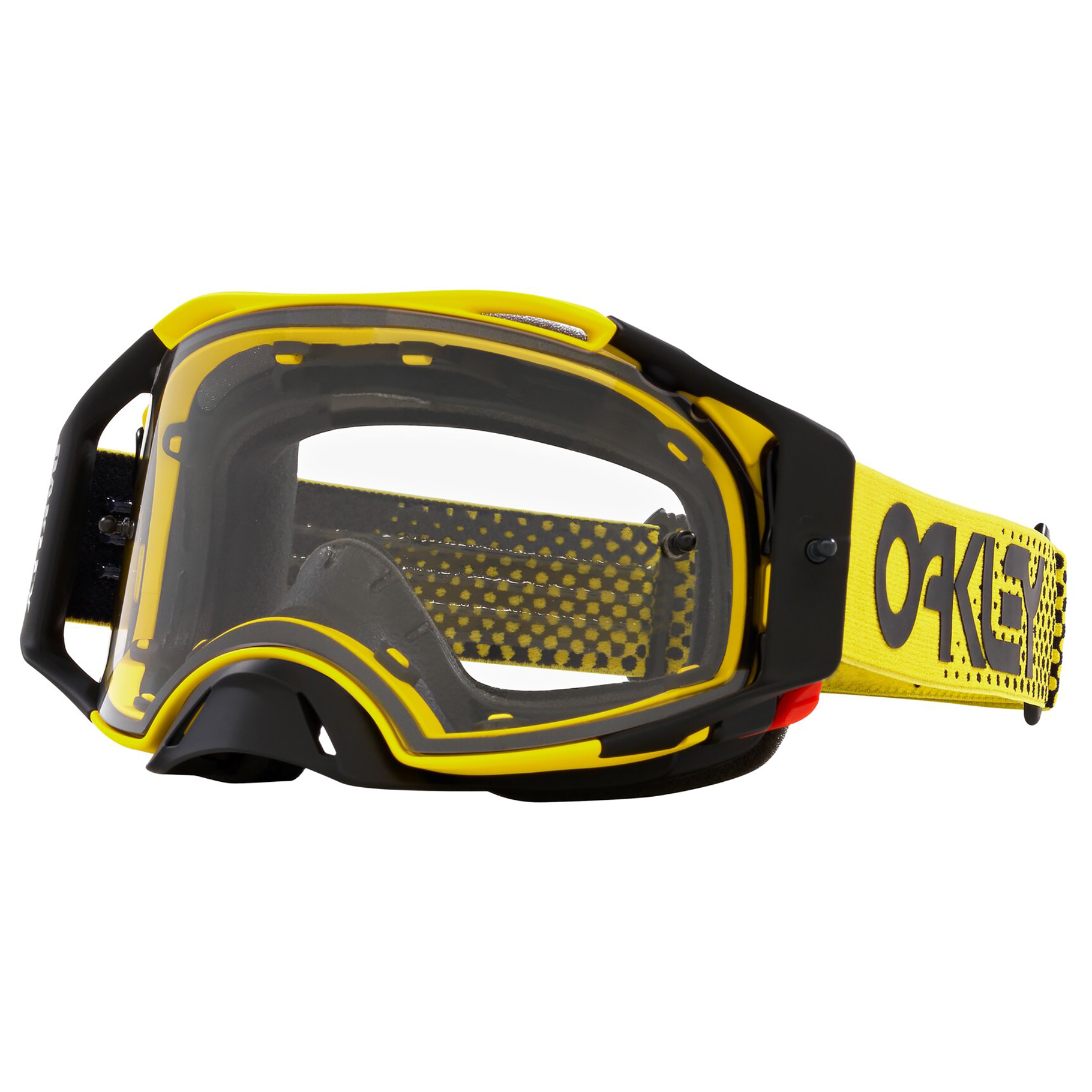 Oakley Airbrake Moto Goggle Yellow (Clear)