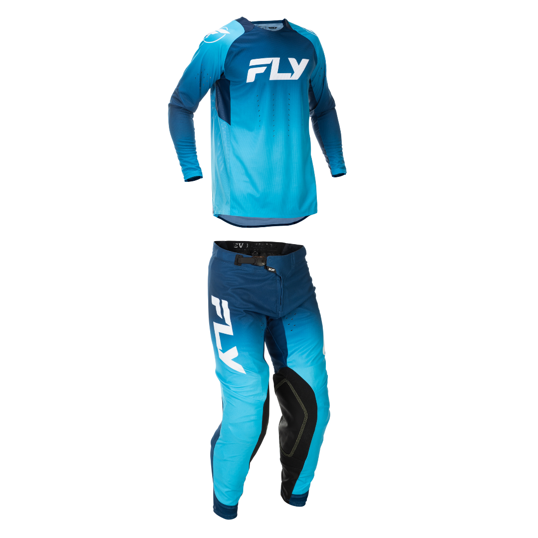 FLY Racing 2026 Evo DST Full Kit (Blue/White)